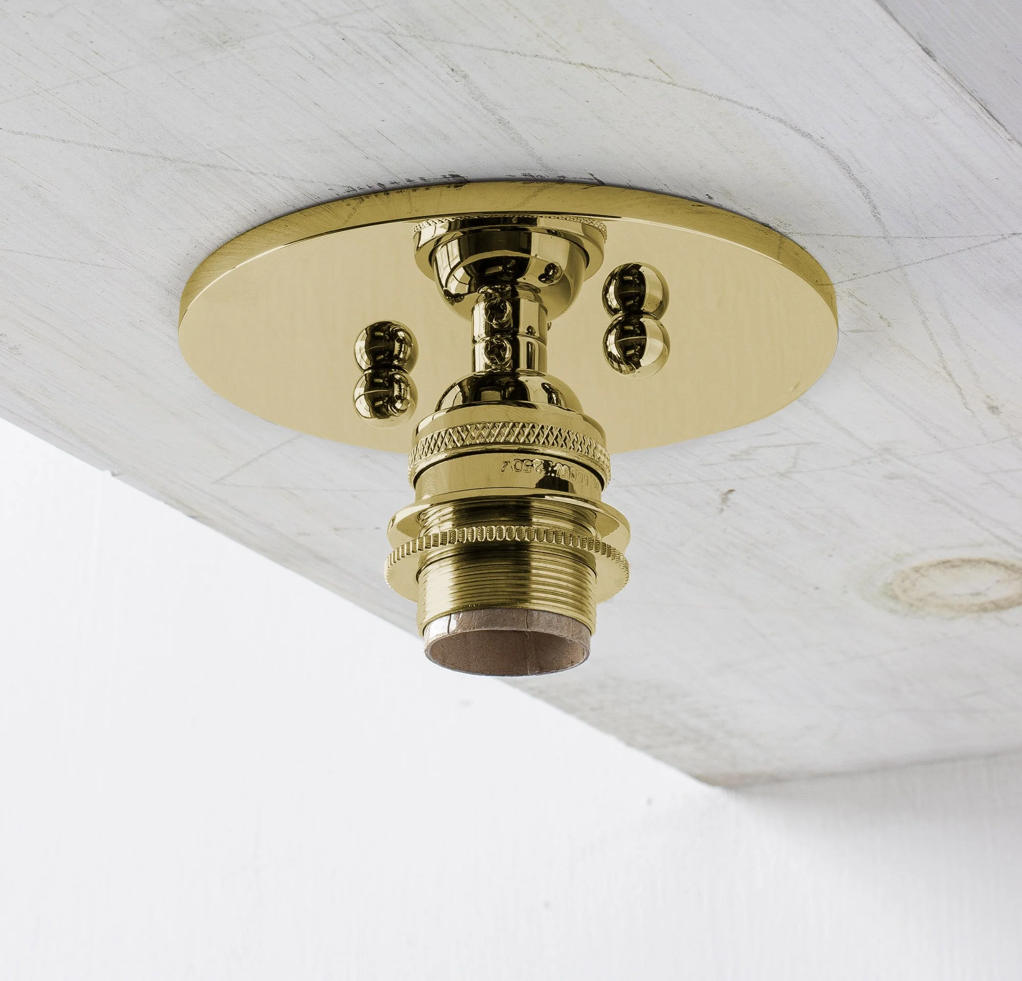 SERIES 02 SMALL FLUSH MOUNT - POLISHED UNLACQUERED BRASS